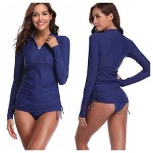SailBee long sleeve rash guard wetsuit top (XS)